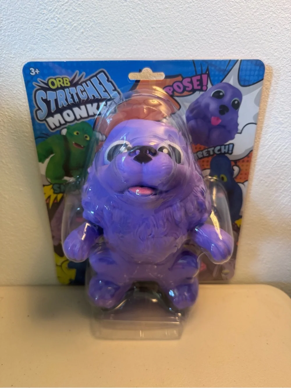Stritchee Monkey Purple Stretch Toy